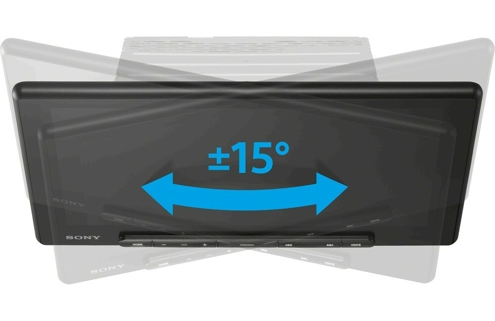 Sony XAVAX8500 10.1″ Receiver + Slim Backup Camera Plate