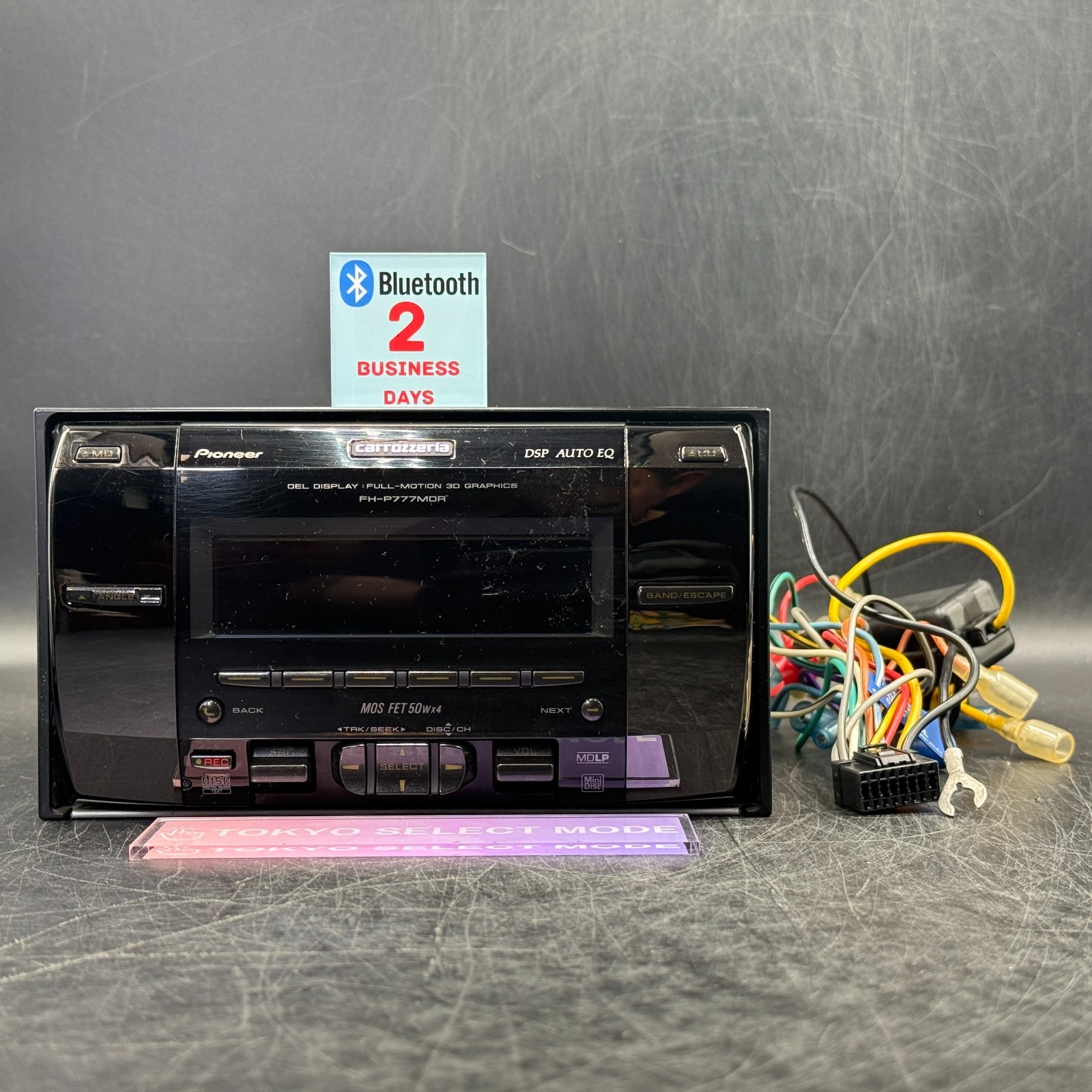 Pioneer Carrozzeria FH-P777MDR 2DIN Car Audio CD MD Bluetooth MD-Rec Player JDM