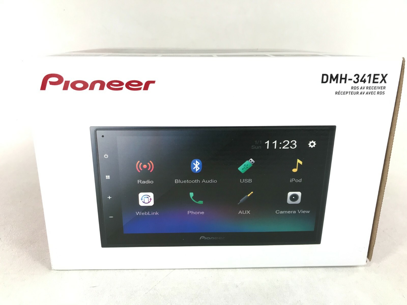 Pioneer DMH-341EX Bluetooth Multimedia Player Android iPhone Alexa USB Mirroring