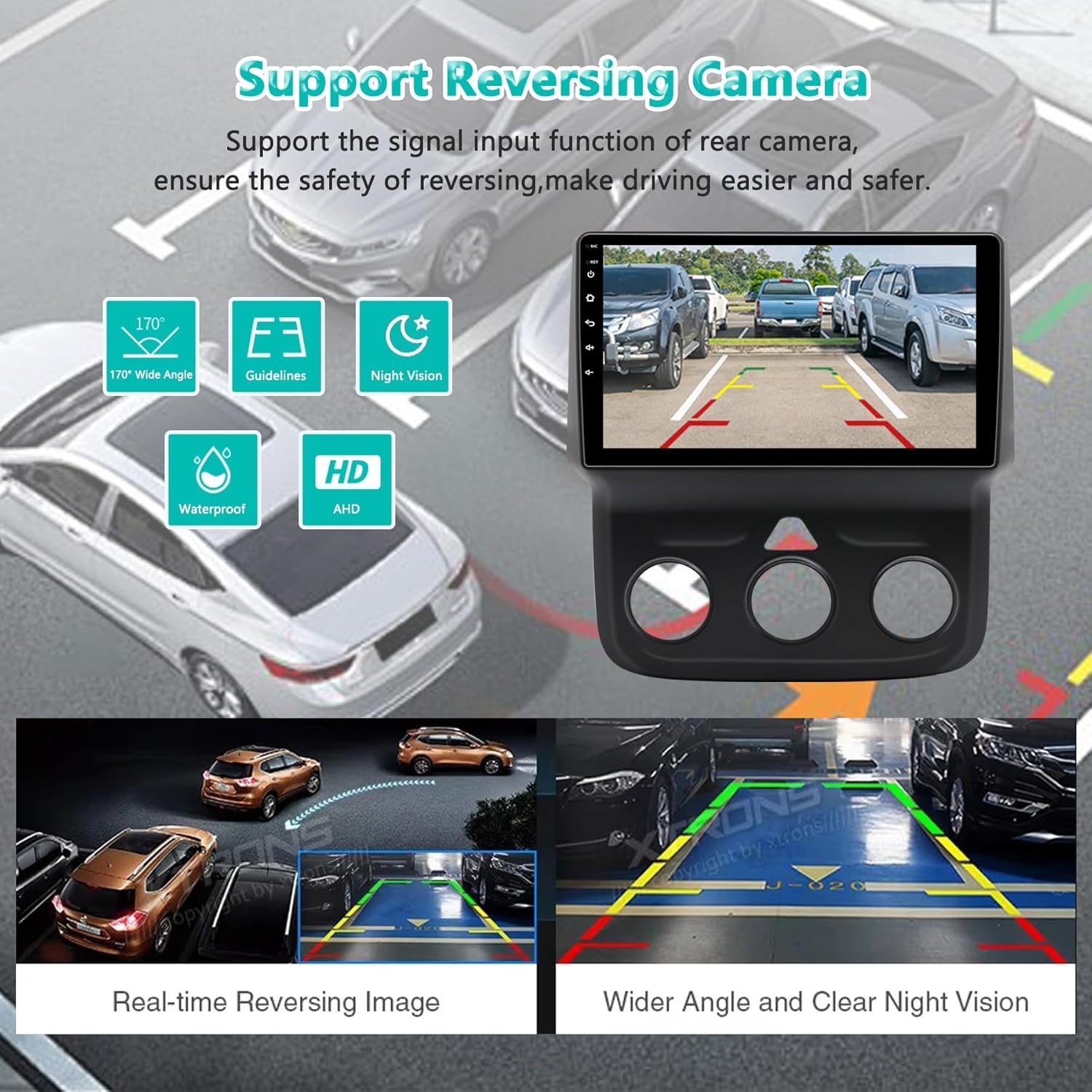 9″ 64G Android Auto Carplay for Dodge RAM 1500 2500 3500 2013-2018 (Manual AC)