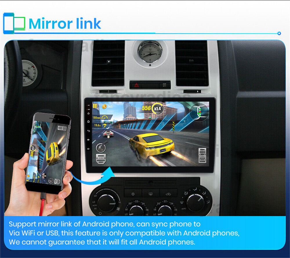 For Chrysler 300C 2004-2008 Android 11 2Din GPS Navi Radio Car Stereo CarPlay