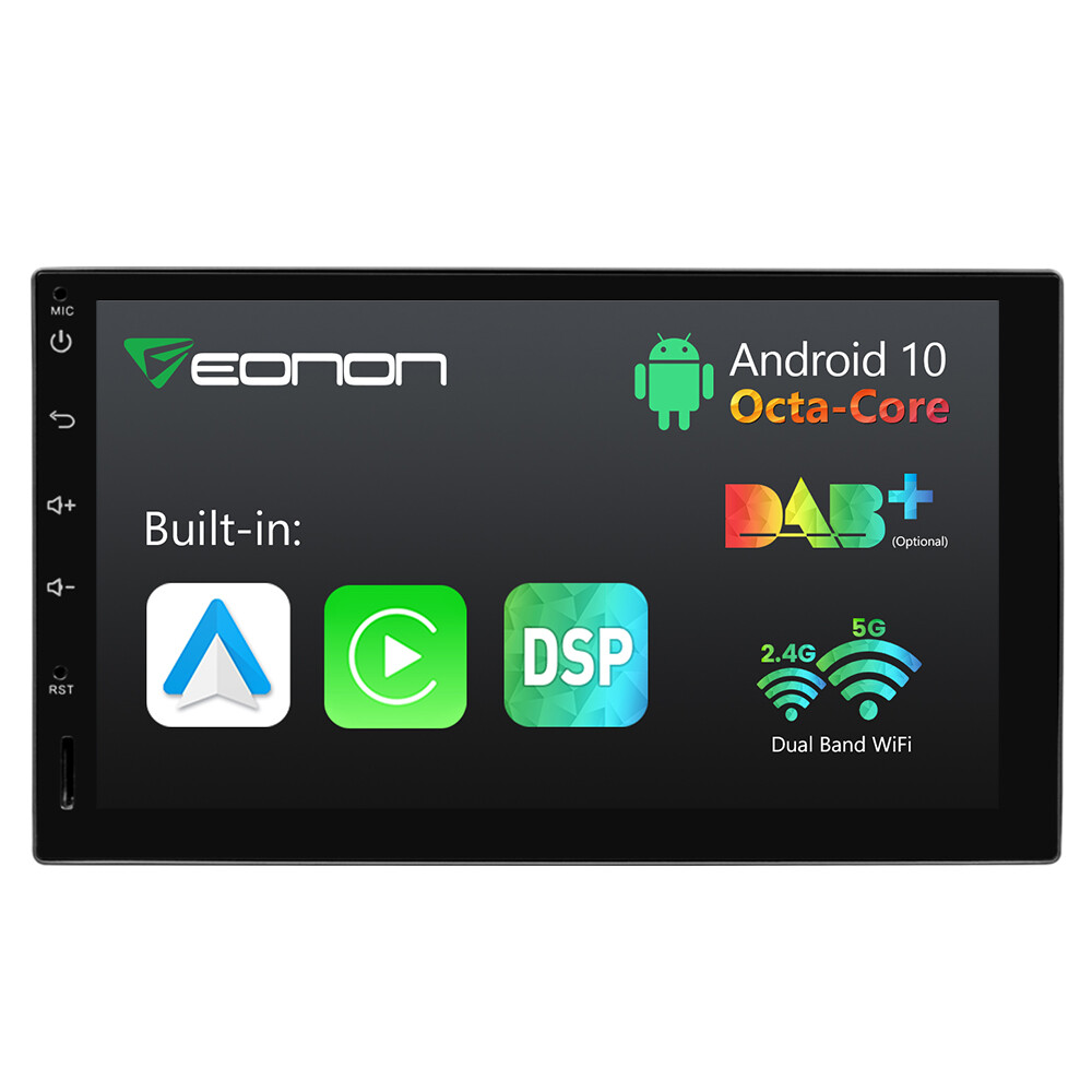 Double 2 Din Q04SE 7″ Android 10 Auto Car Dash Stereo GPS Navigation Radio WIFI