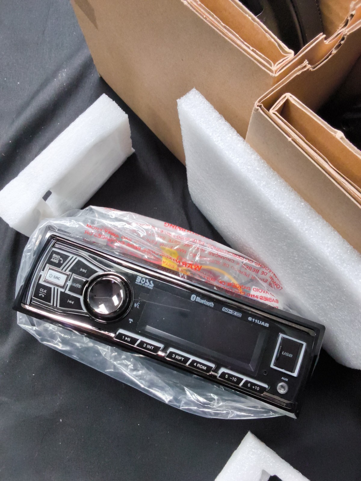 £Boss Audio 638BCK Single DIN Bluetooth Car Stereo- New /Damaged Box (G3)