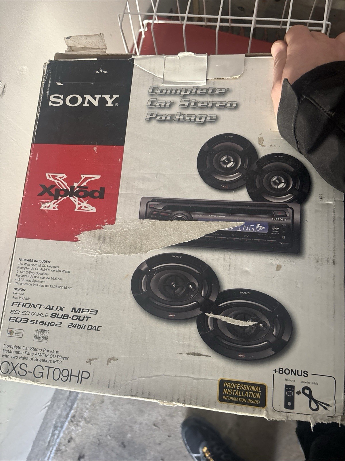SONY Xplod CXS-GT09HP – 4 Speakers Only 6×9 And 6 1/2” NEW