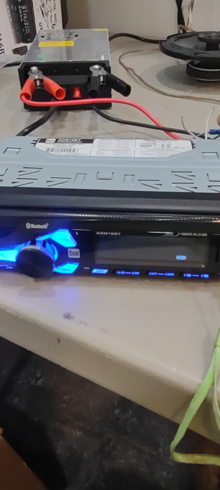 Car Radio Dual AM/FM Digital media With Bluetooth XDM16BT Tested READ DESCRIP