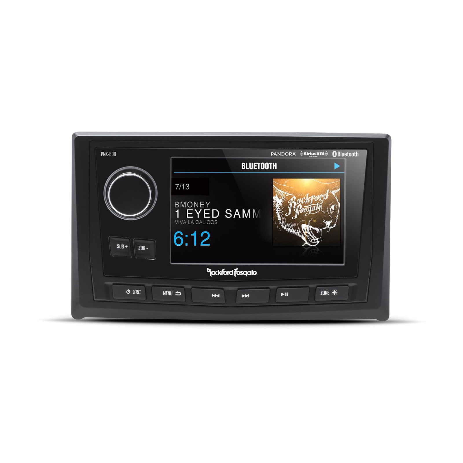 Rockford Fosgate PMX-8DH 5″ Display for PMX-8bb, Composite Input, 10ft Cable