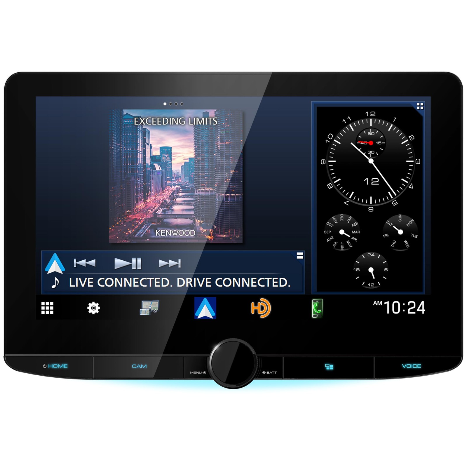 KENWOOD DMX1038S 10.1″ Touchscreen Car Stereo Bluetooth Receiver