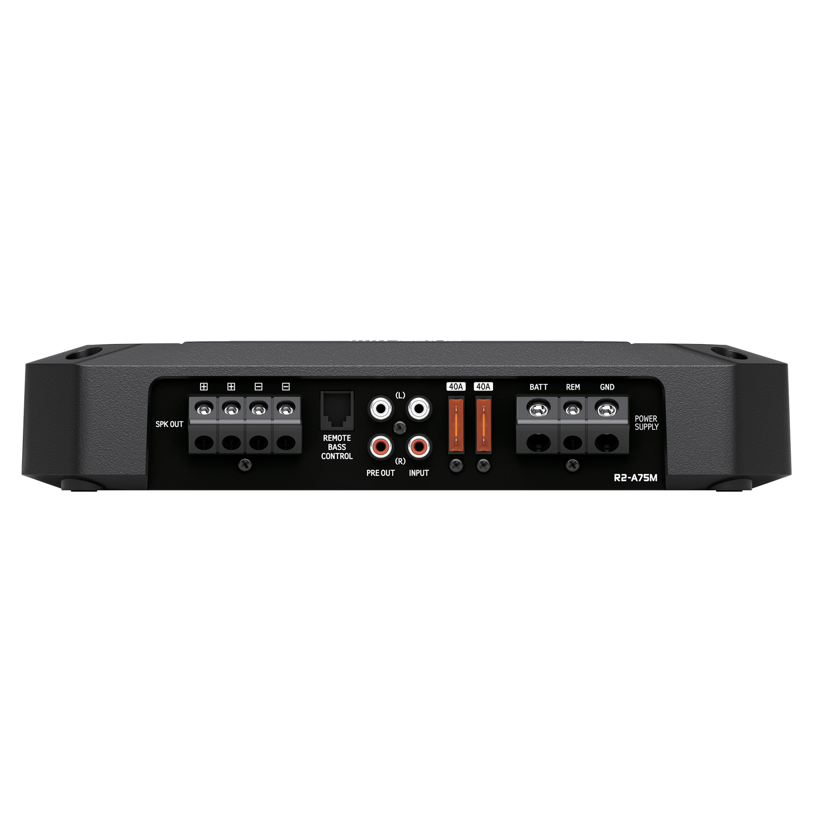 Alpine R2-A75M 750W R Series Mono Subwoofer Amplifier + SoundBox TCK4 Wiring Kit