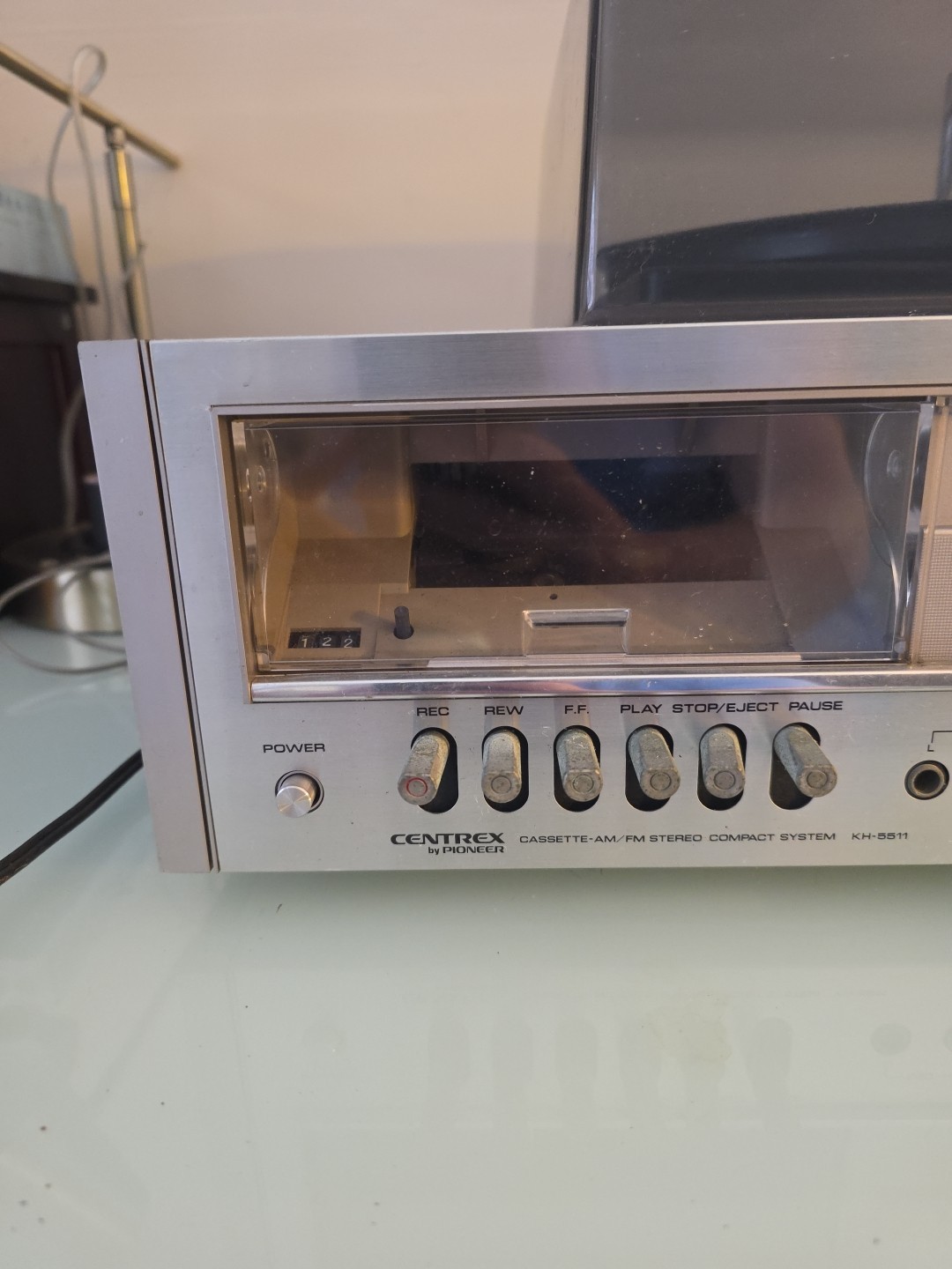 Vintage Centrex Record Player By Pioneer Model Number #KH5511 Powers On UNTESTED