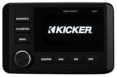 Kicker KMC4, KMC Marine Media Center w/ Bluetooth (OB)