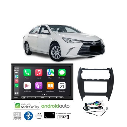 Sony XAV-AX4000 Stereo Upgrade for Toyota Camry 2012-2017 Amplified
