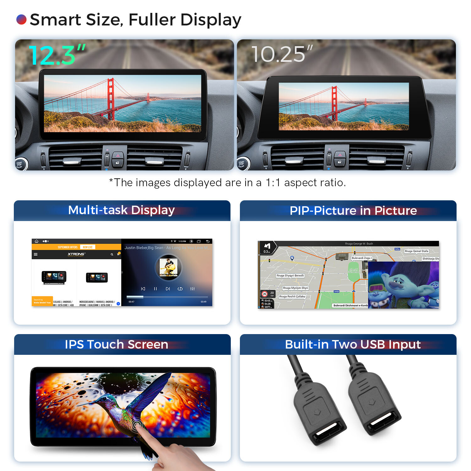 12.3 inch Android 14 8-Core Car Stereo GPS Navi 4G LTE 4+64GB For BMW X3 F25 CIC