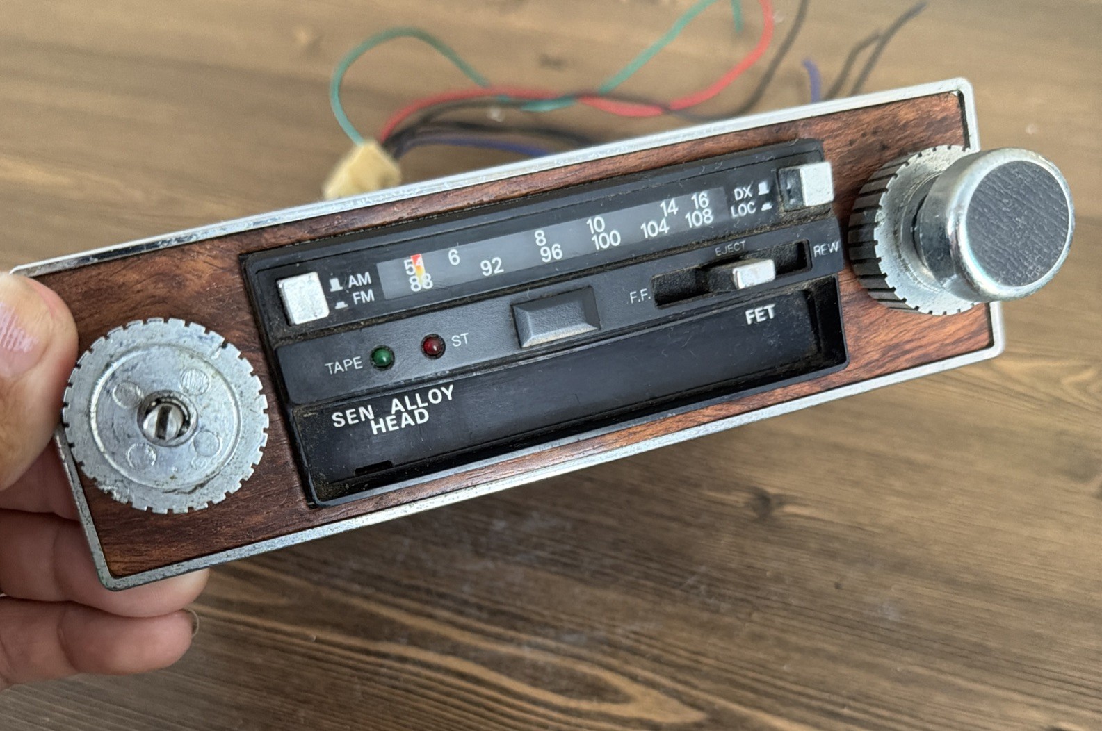 Concord HPL-100 Car Cassette Tape Stereo Radio Receiver Old School -Shaft Style-