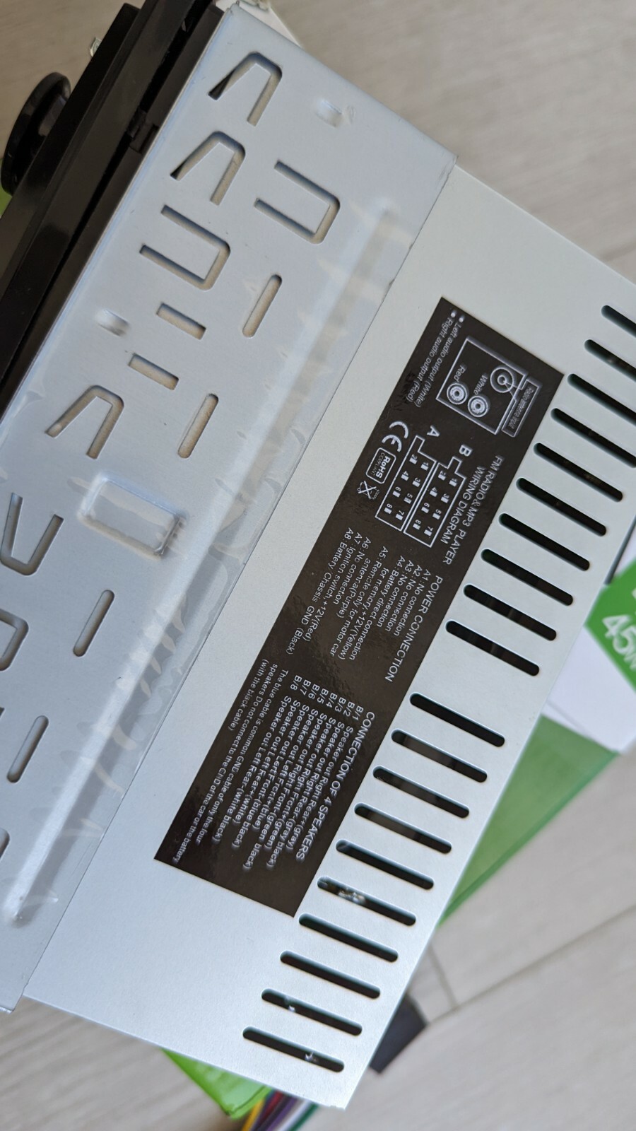Masione Car MP3 Player Bluetooth 4x 45w BT/APE/WAV/WMA/MP3/FM BRAND NEW