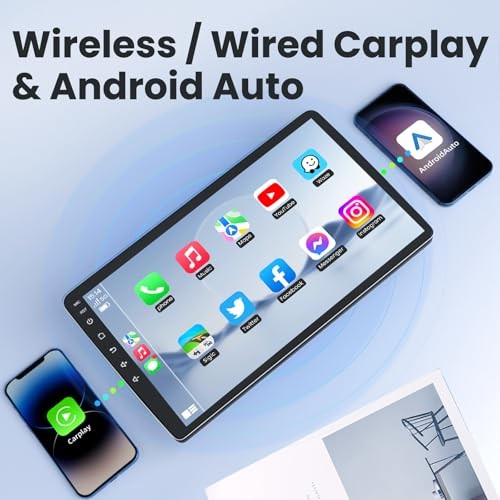 [4Core+64GB] Car Radio Stereo for Jeep Patriot Compass 2010 2011 2012 10 inch