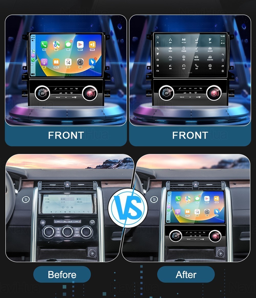 11.4″Car Stereo Radio Auto Android Carpaly 256G For 17-20 Land Rover Discovery 5