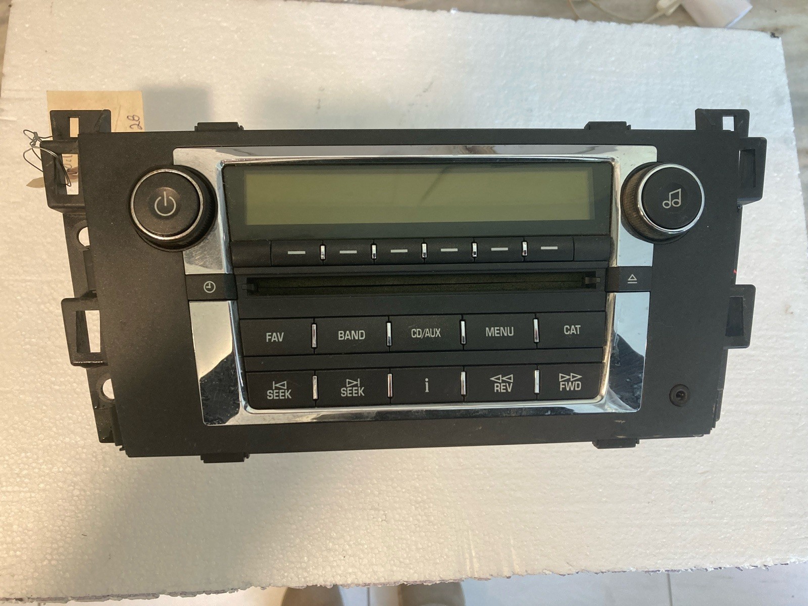 2006 Cadillac DTS AM FM Single CD Radio Receiver, OEM 15809941 Read Desc!!