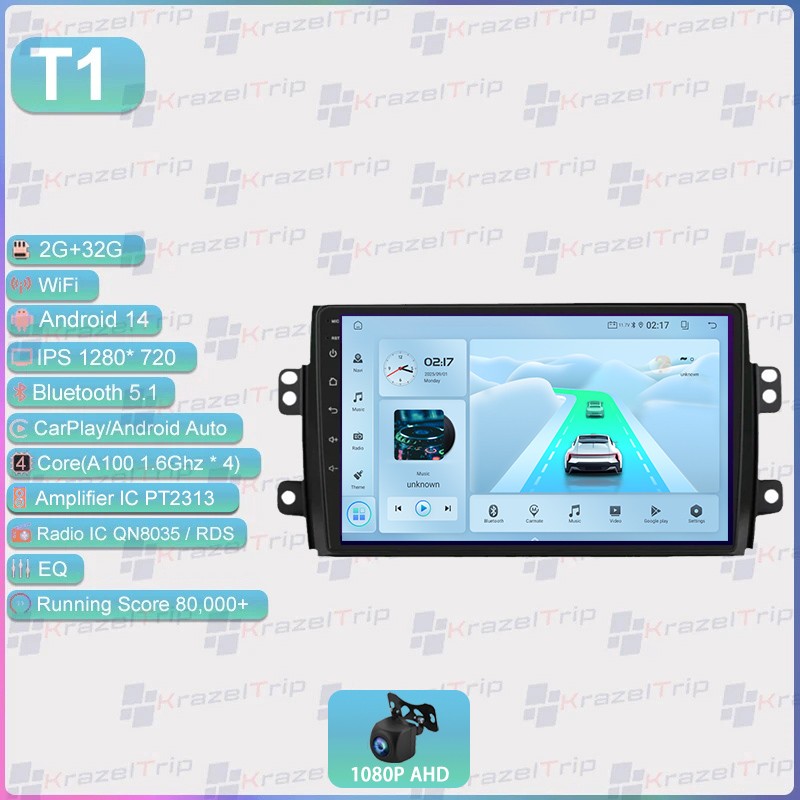 8 Core Android Screen for Suzuki SX4 2006 – 2013 Apple Carplay Car Stereo Radio