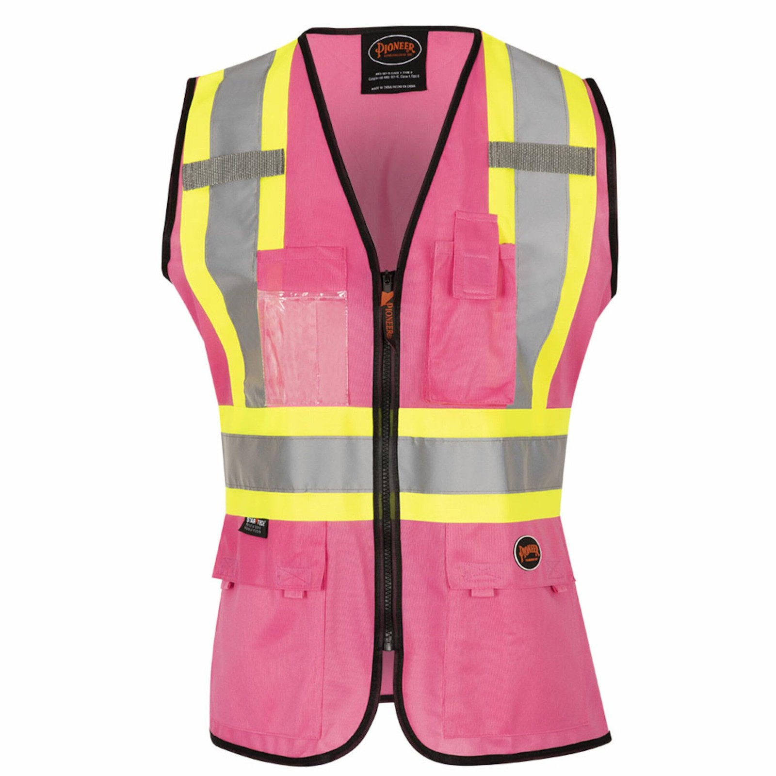 Safety Vest for Women With Pockets – Hi-Vis Class 1, Reflective Tape – For Co…
