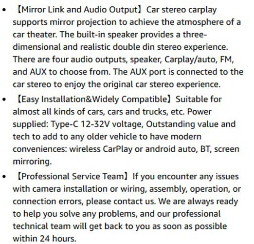 Wireless Portable Carplay Screen for Car – 10.26Inch Carplay & Android Auto Car