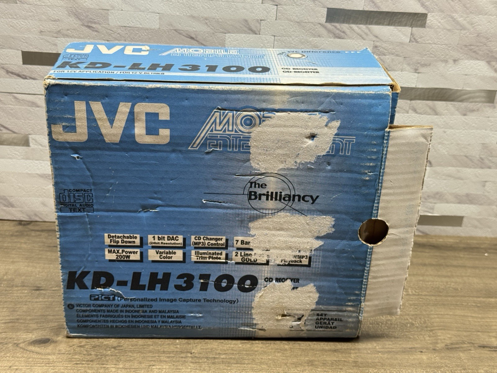 *RARE* NEW -JVC KD-LH3100 CD Receiver CD-R/RW/MP3 Playback Open Box *NO REMOTE*
