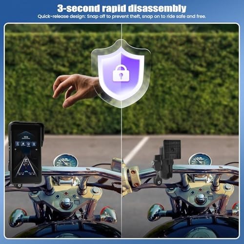 Motorcycle Carplay Screen GPS Navigation System with Wireless Carplay P2-5 inch