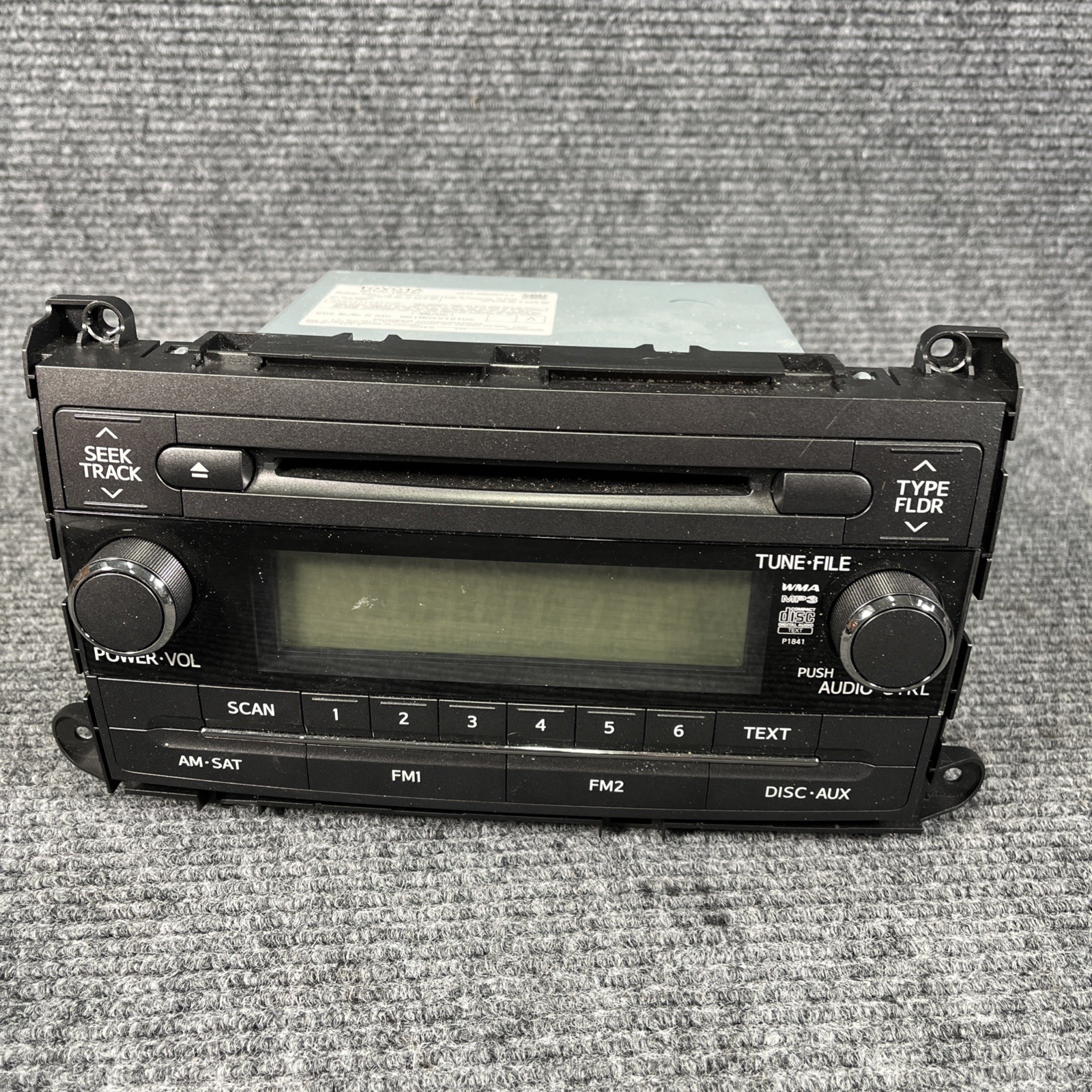 2011-2014 Toyota Sienna AM FM CD WMA Mp3 Radio Receiver 86120-08230