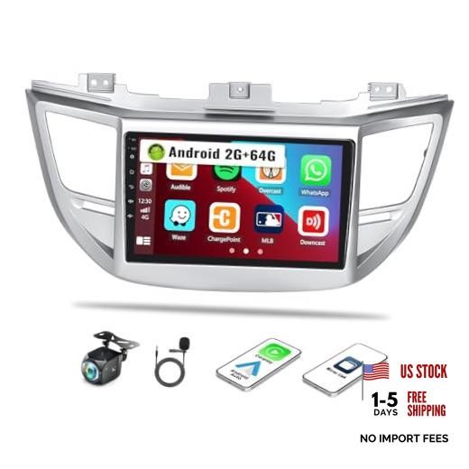 9 Inch Android Car Stereo for Hyundai Tucson 2015-2018 Radio Wireless 2G+64G
