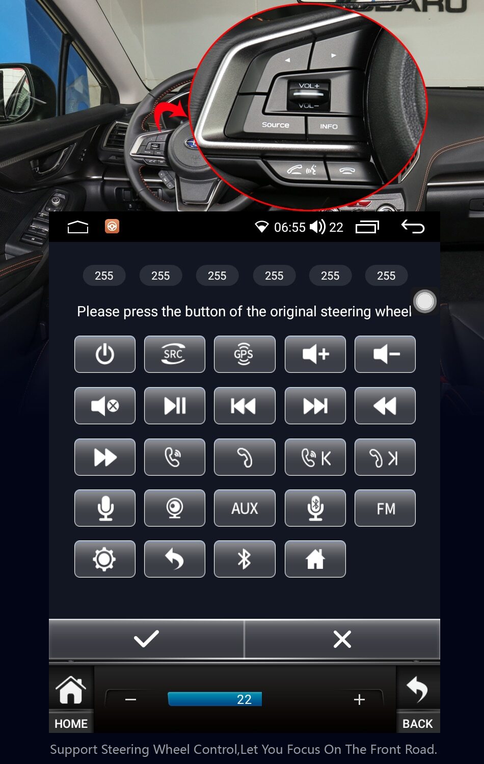 9.7″ Android Car Radio Stereo for Subaru Forester XV Impreza 2018 2019 2020 2021