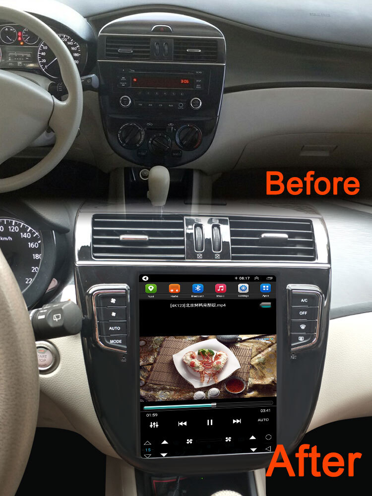 Android 14 For Nissan Tiida 2011-2015 Car Multimedia Player Navigation 8G+128GB