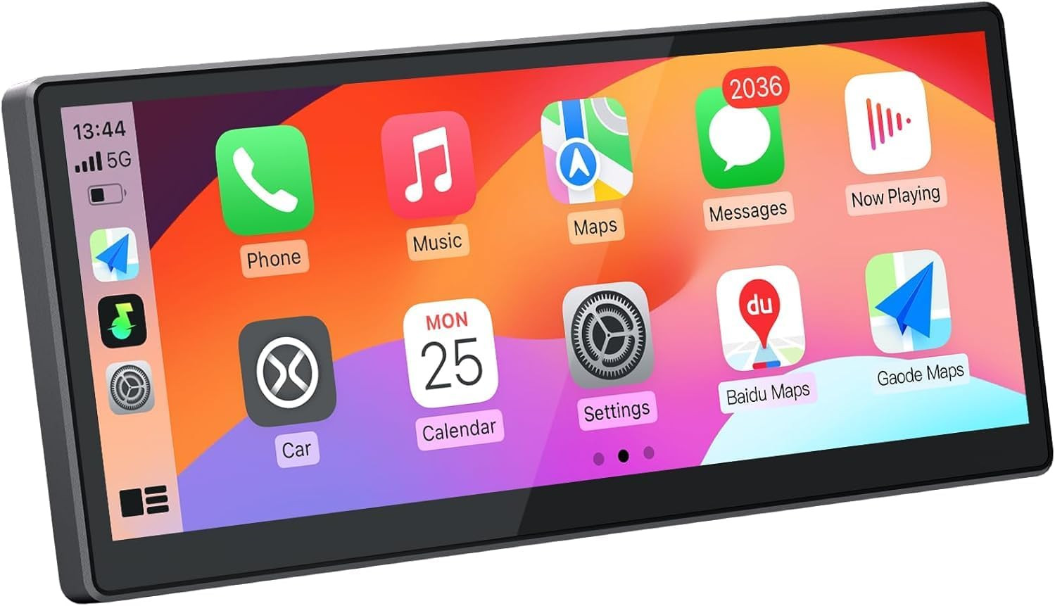 Wireless Carplay Screen for Car, 8.9” Portable Carplay & Android Auto Touchscre