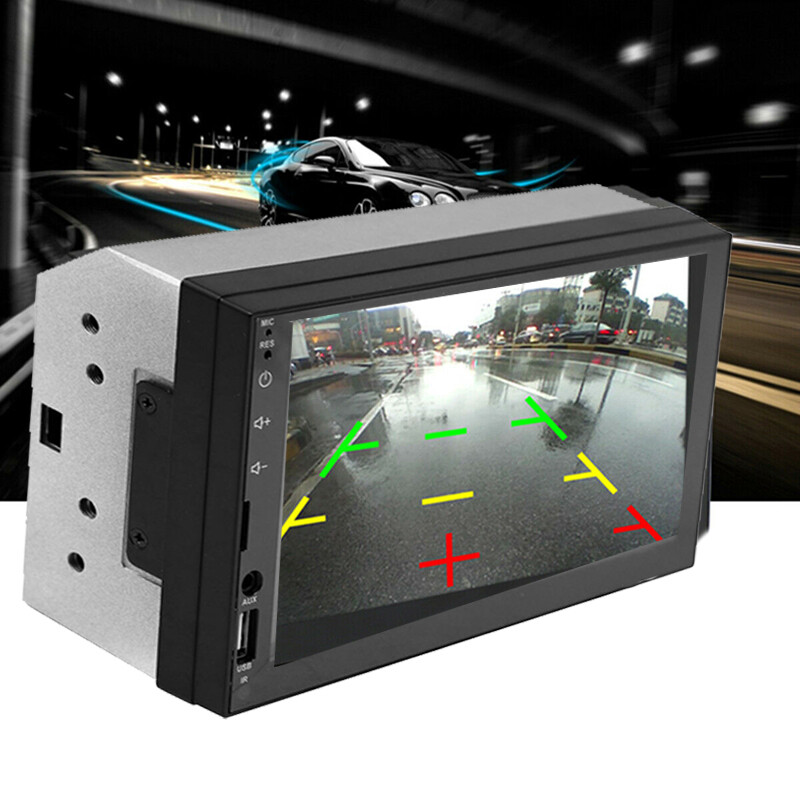 US 7″ Double 2 DIN Car MP5 Player Bluetooth Stereo Radio Video SD/FM/USB/AUX/TF