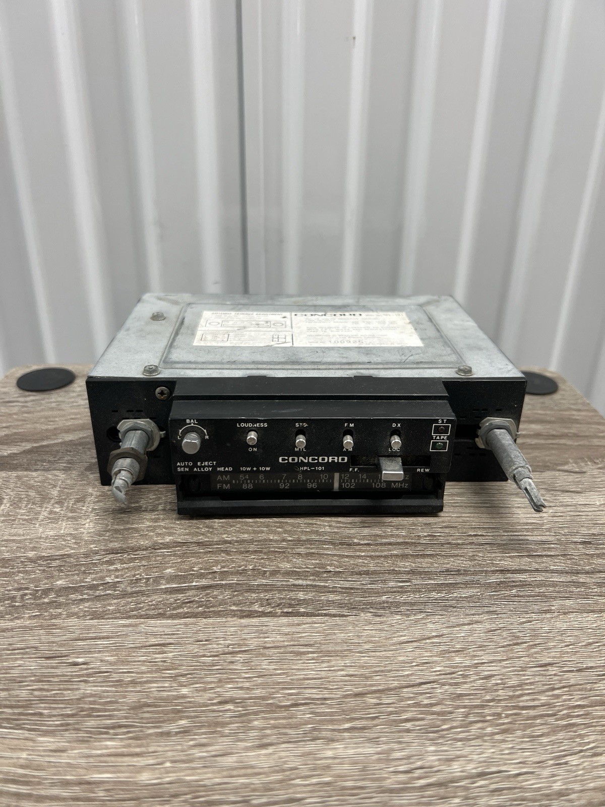 Concord HPL-101 Concord Original Car Radio Cassette Player
