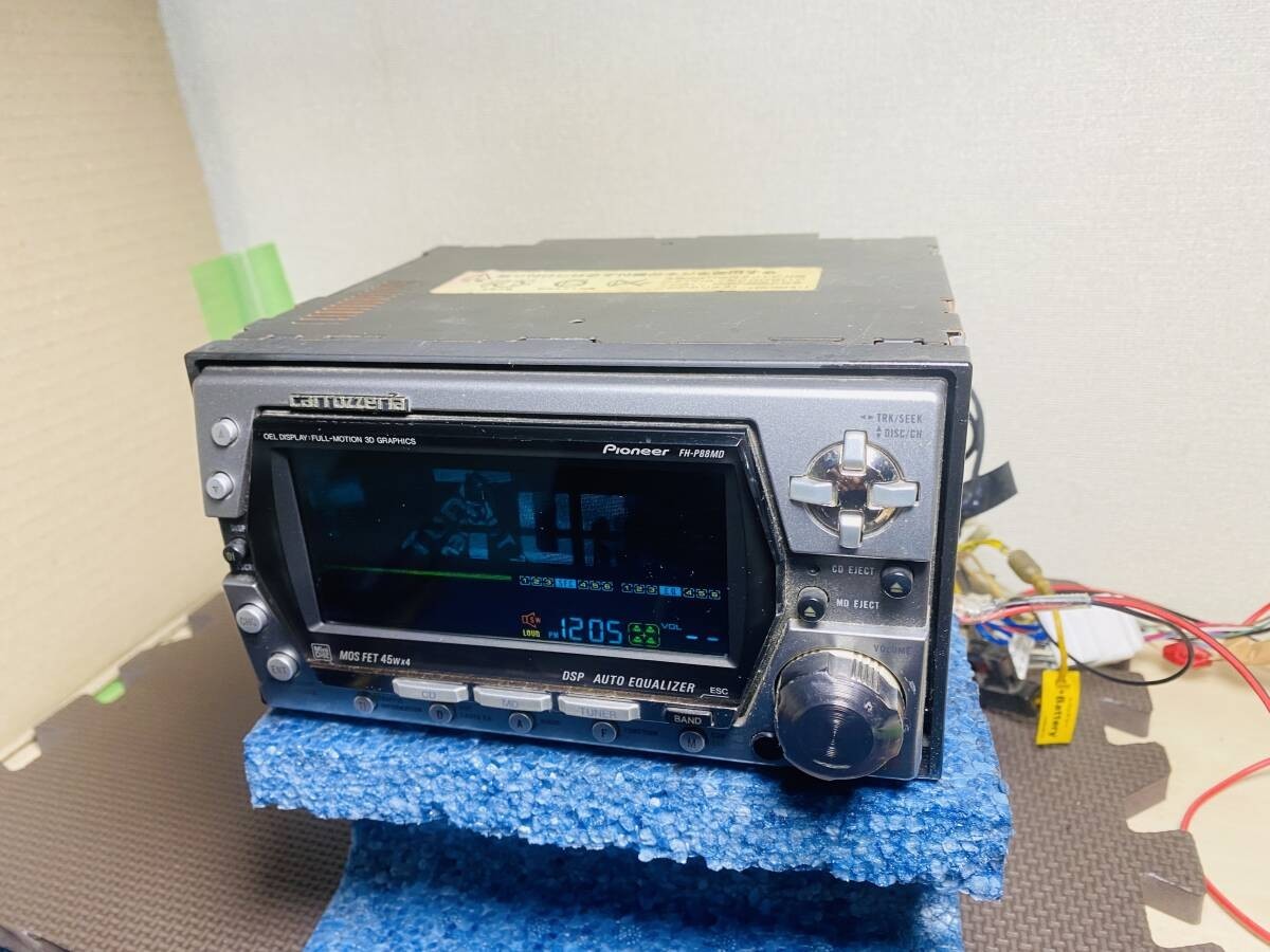 Carrozzeria FH-P88MD　MD/CD tuner, car audio, used, working condition confirmed