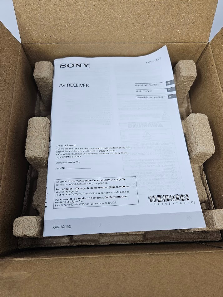 Sony XAV-AX150 6.95″ Apple CarPlay Android Auto Bluetooth Car Stereo w/ Harness