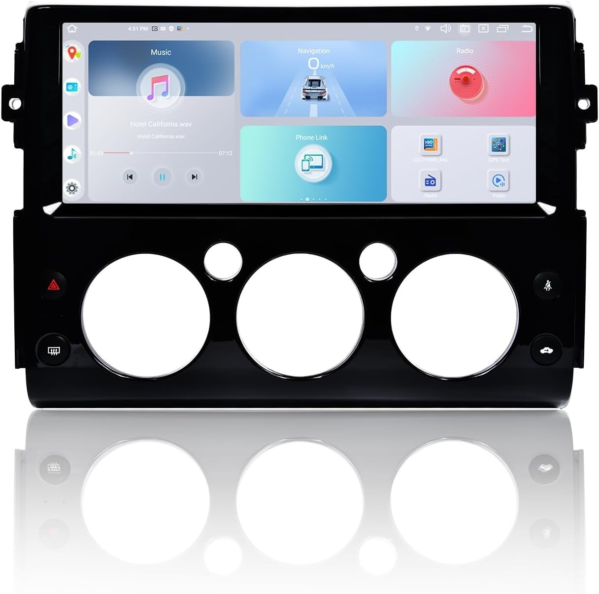 Roadanvi 12.3″ Car Stereo QLED Touchscreen for Toyota FJ Cruiser 2007-2018 GPS