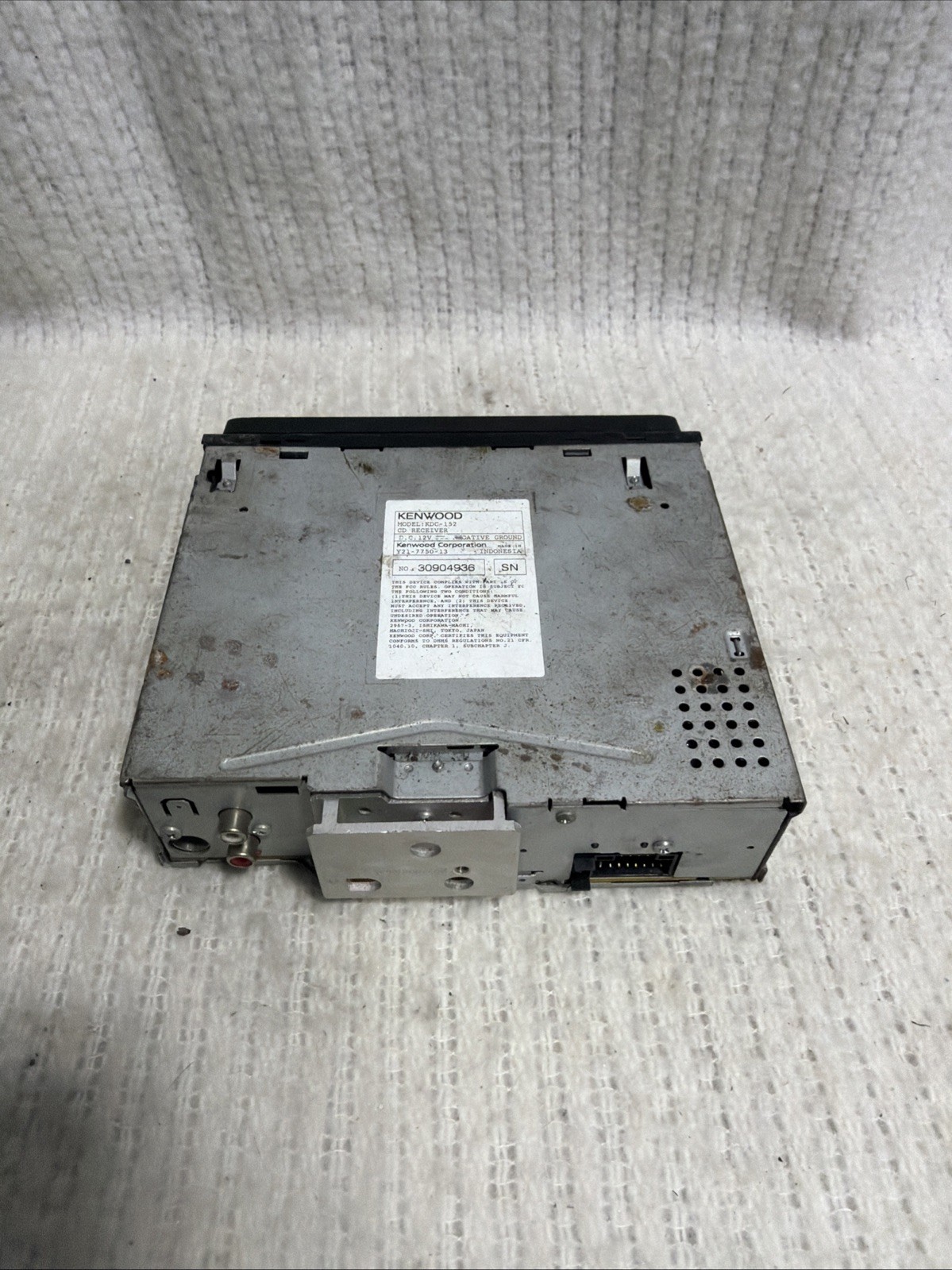 Kenwood KDC-152 CD MP3/WMA Car Stereo Receiver with AUX – Untested