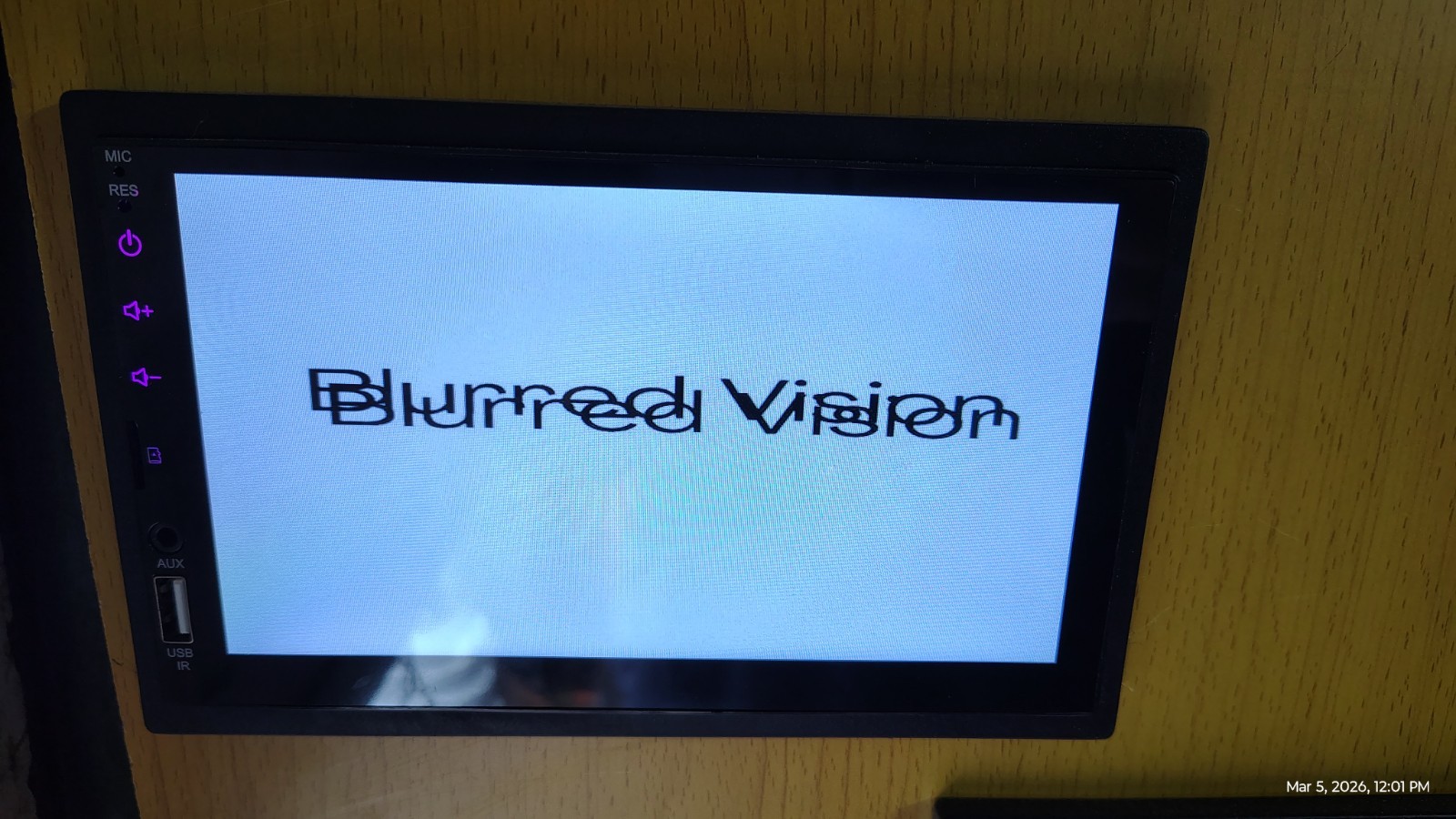 Blurred Vision Audio BV-Android-7-9211BT New ✅
