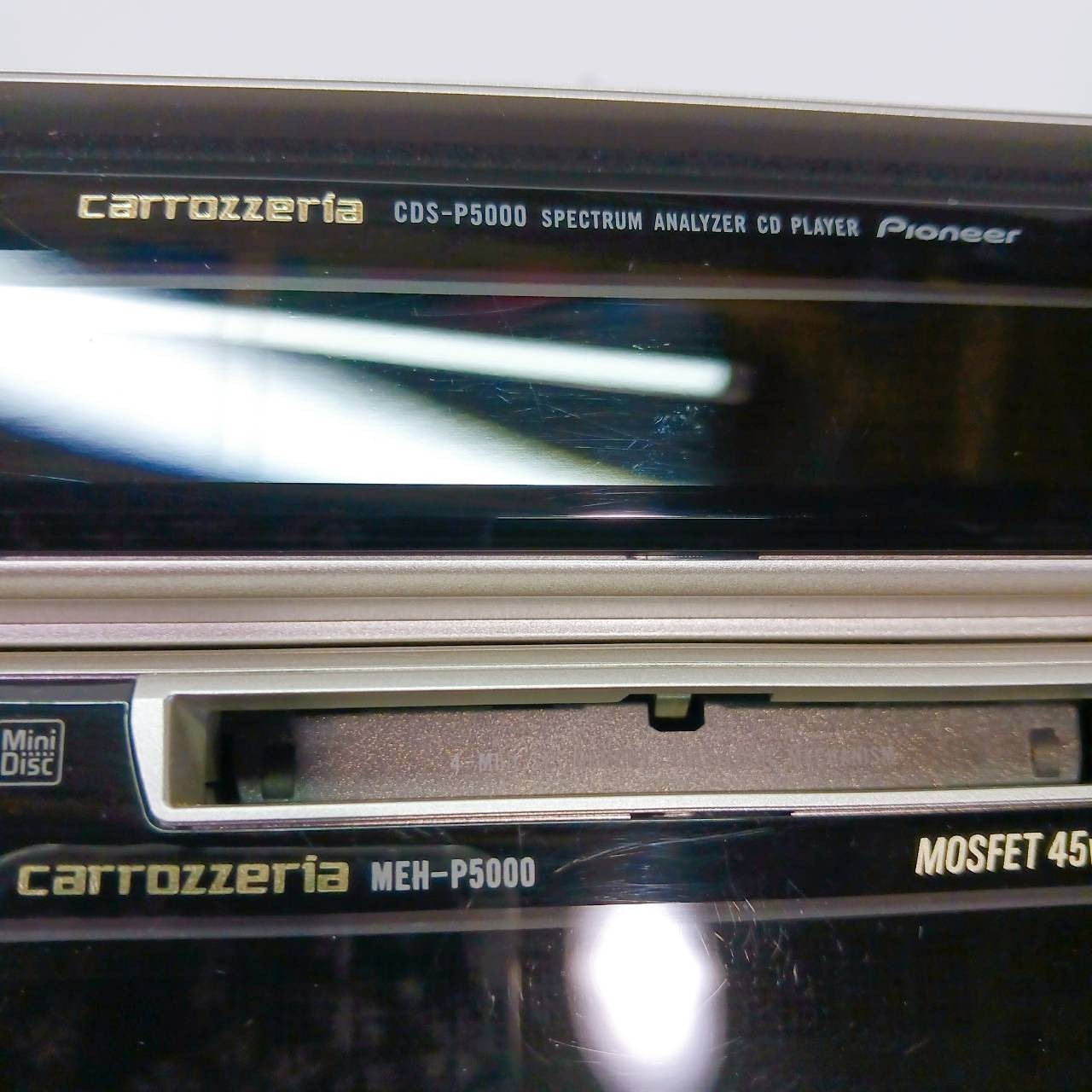Pioneer Carrozzeria MEH-P5000 CDS-P5000 MD CD Car Audio Tested Japan BE058