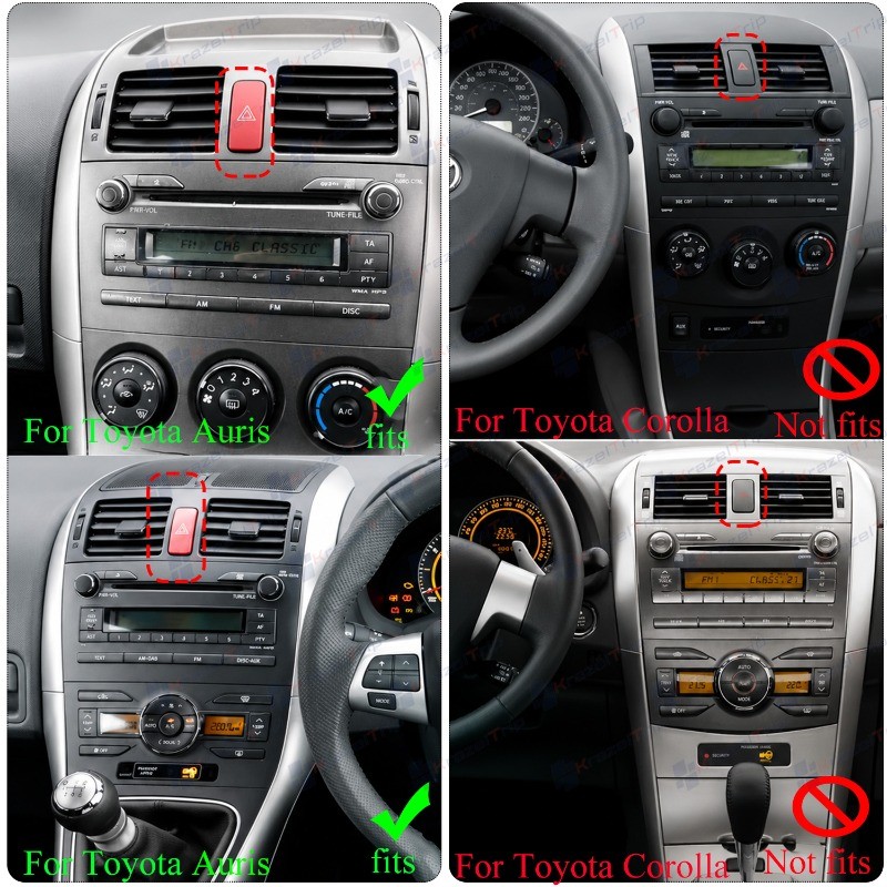 8 Core 64GB Car Radio for Toyota Auris E150 2006 – 2012 Android Stereo Carplay