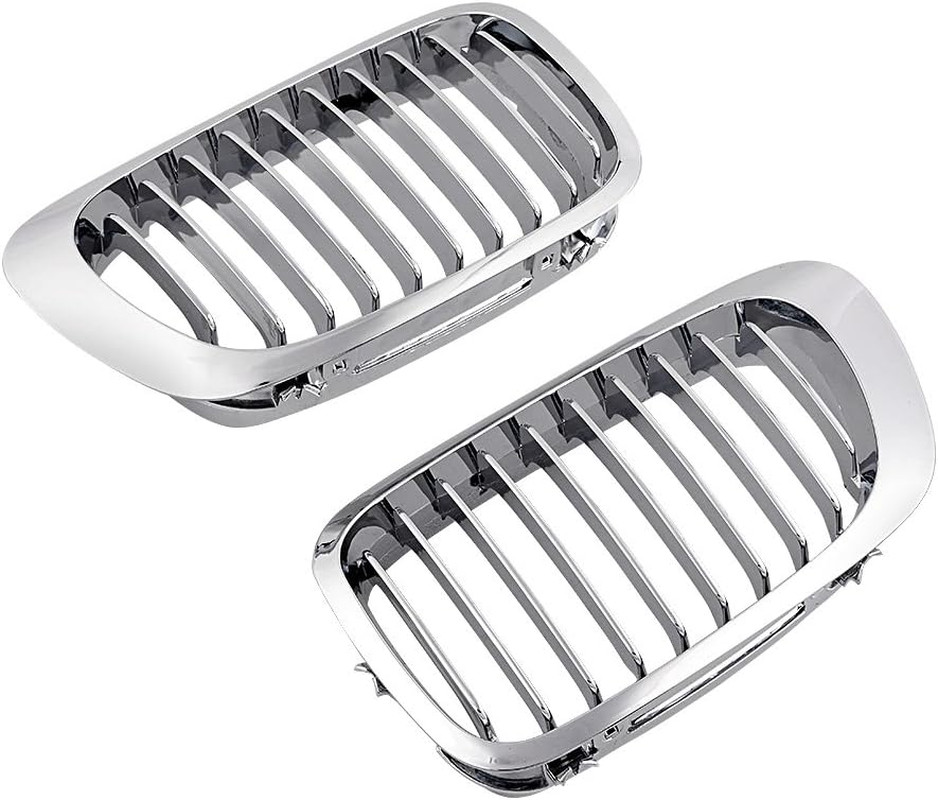 Astra Depot Compatible with E46 Kidney Grille Grill 1999-2002 BMW 325Ci 330Ci 2-