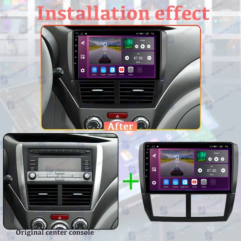 8 Core 64G Car Radio for Subaru Forester 3 SH 2007 – 2012 Carplay Android Units