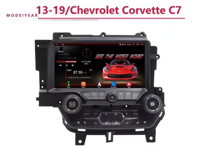 9.3Inch Car Radio For Chevrolet Corvette C7 2013-2019 Stereo GPS Navi Audio 128G
