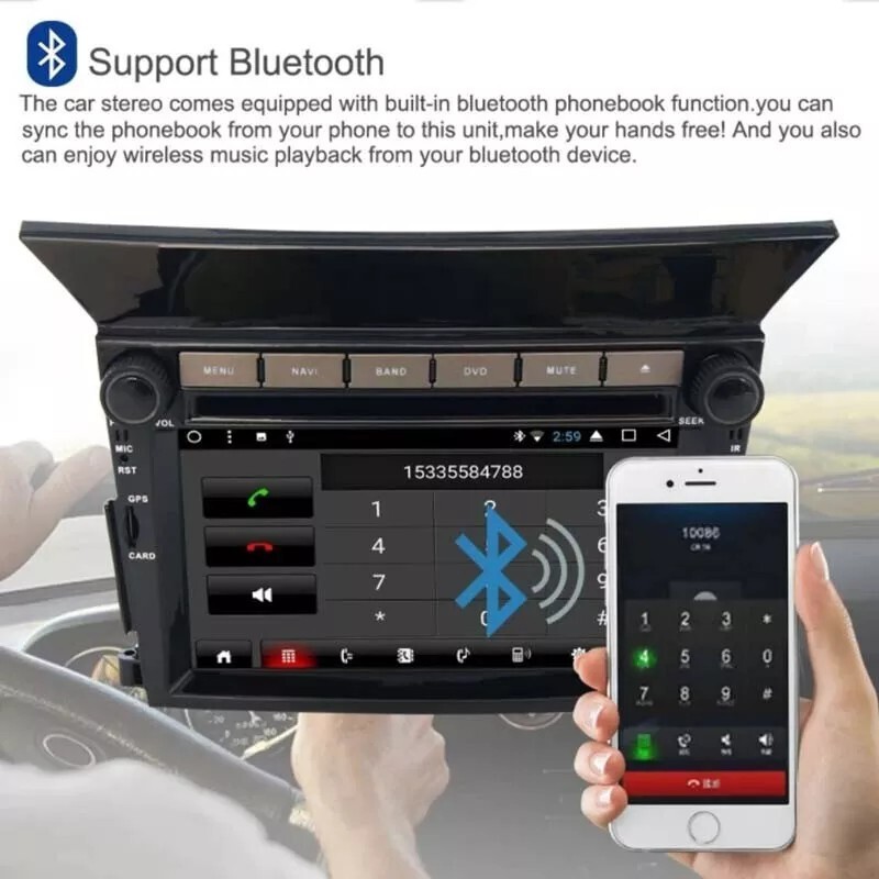 For 2009-2013 Honda Pilot Android 13 Car Stereo Radio Apple Carplay AHD GPS Navi