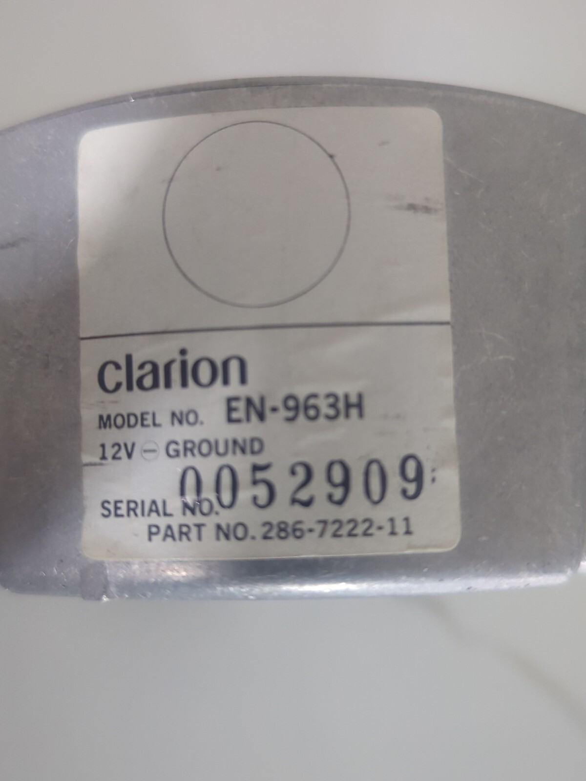 EN-963H 1993 Nissan Truck Clarion OEM Amplifier 286-7222-11 Nice Ships Free