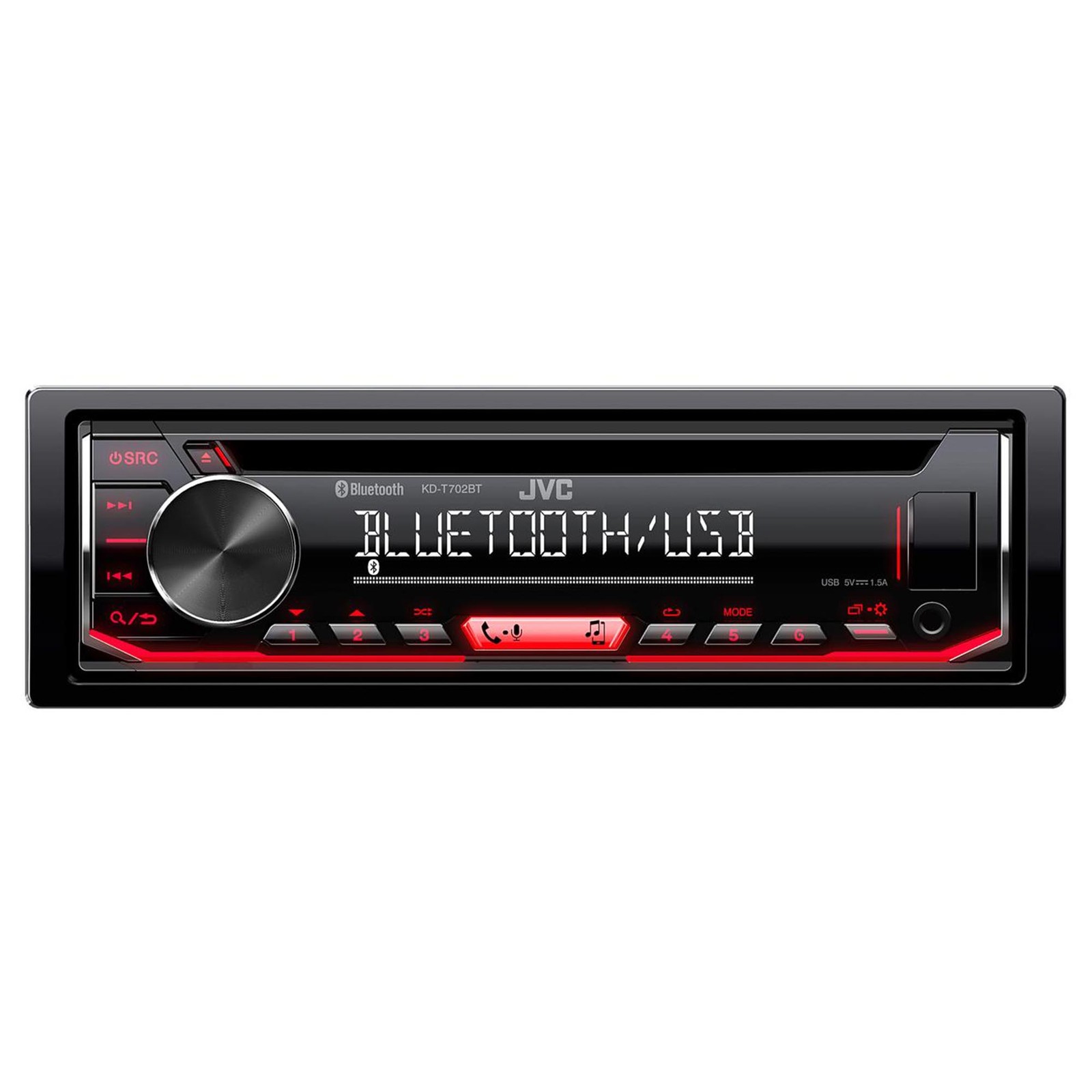 JVC KD-T720BT CD Receiver with Bluetooth & USB/AUX
