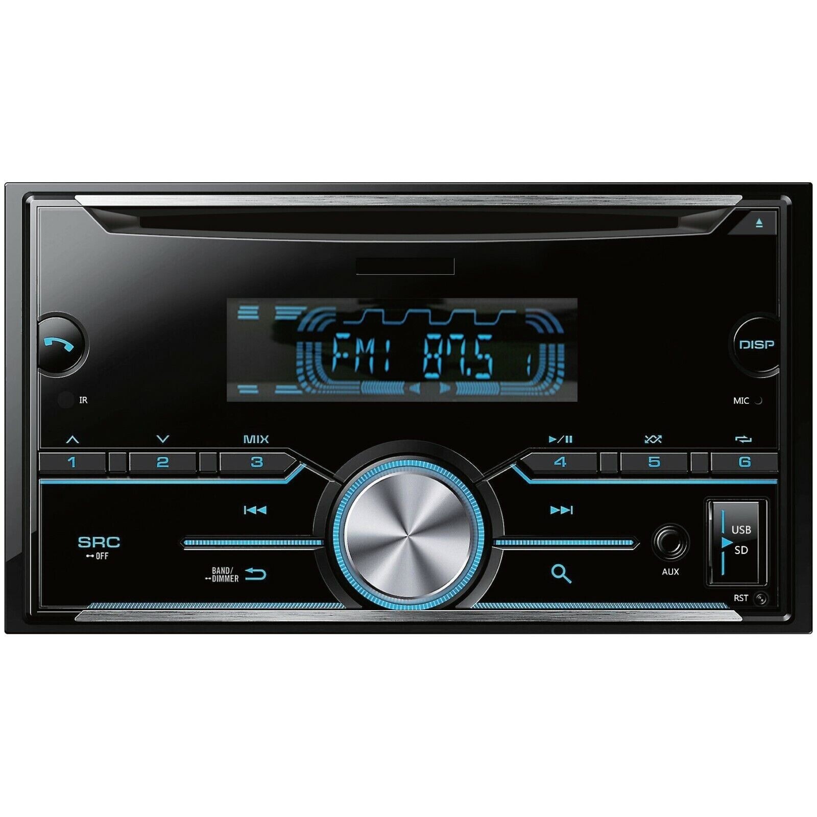 NEW STX 2-DIN CD/MP3 Radio Head Unit Car Audio Receiver w/Bluetooth USB SD 200W