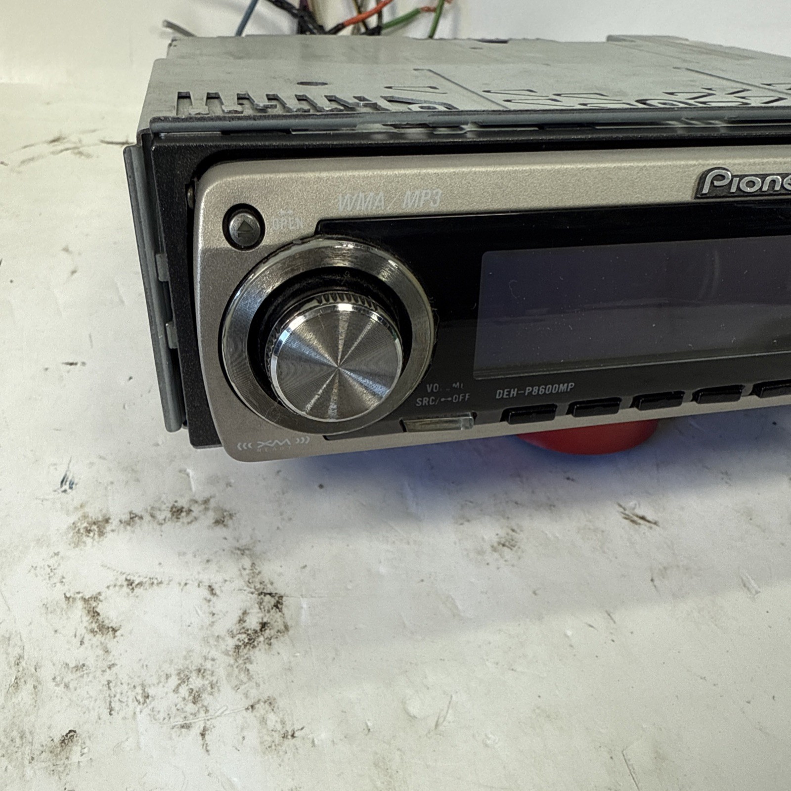 (FLAWS) Pioneer Premier DEH-P8600MP Old School Stereo OEL DOLPHIN GRAPHICS 🐬