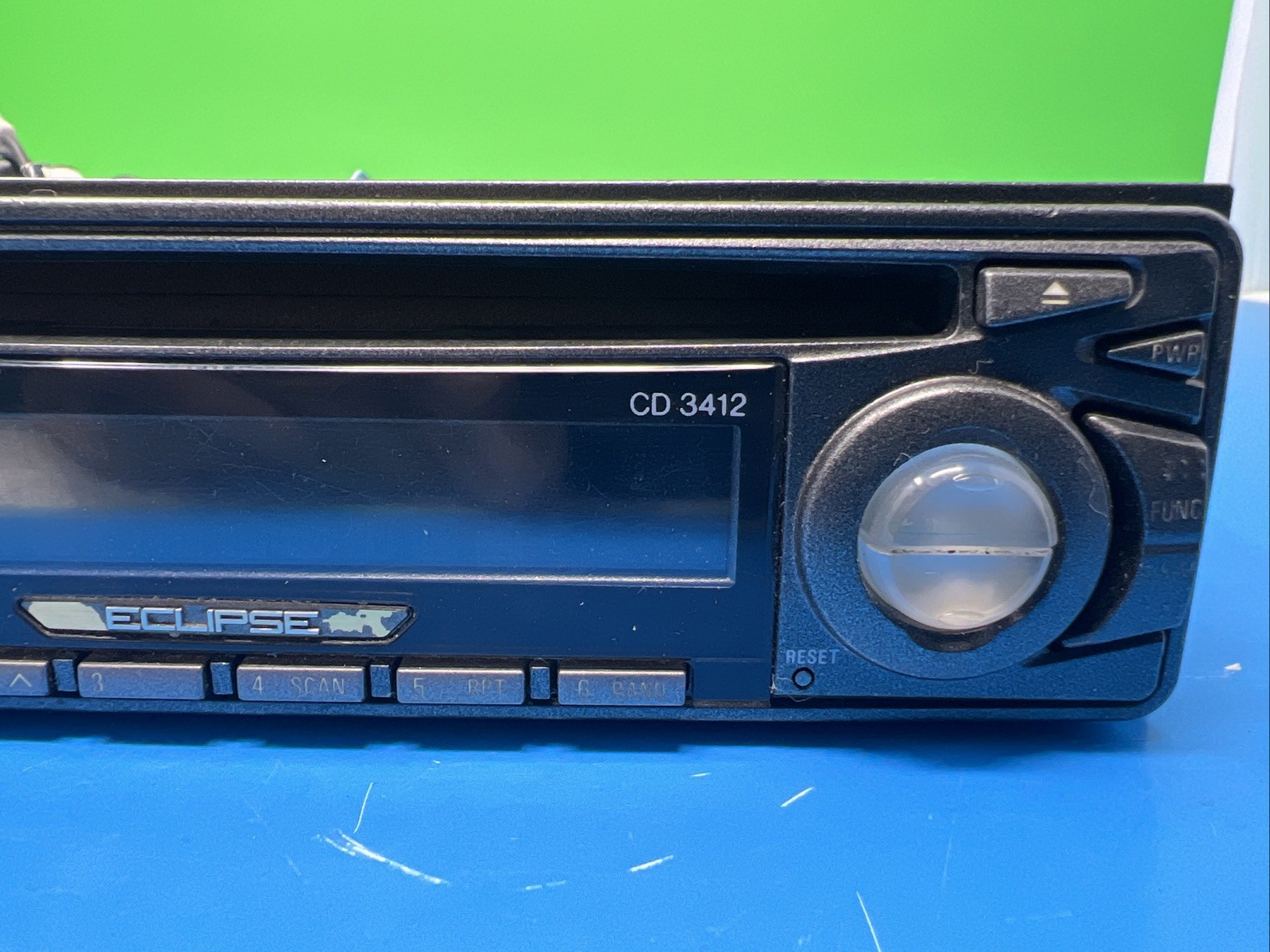 Eclipse 3412 Cd Receiver Old School 4 Channel Outputs Parts AS IS
