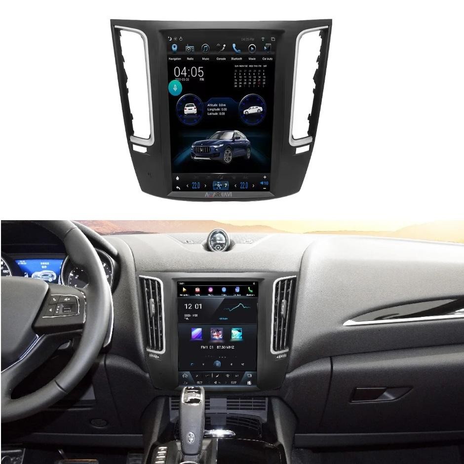 10.4″ Tesla Vertical Screen Car Navi GPS Radio For Maserati Levante 2015-2021